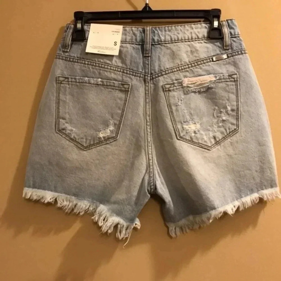 KanCan Ultra High Rise Denim Jean Cutoff Shorts NWT Women’s Size Small S - Picture 3 of 9